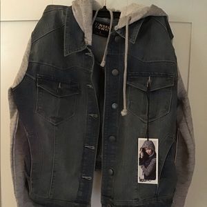 Hooded Denim Jacket